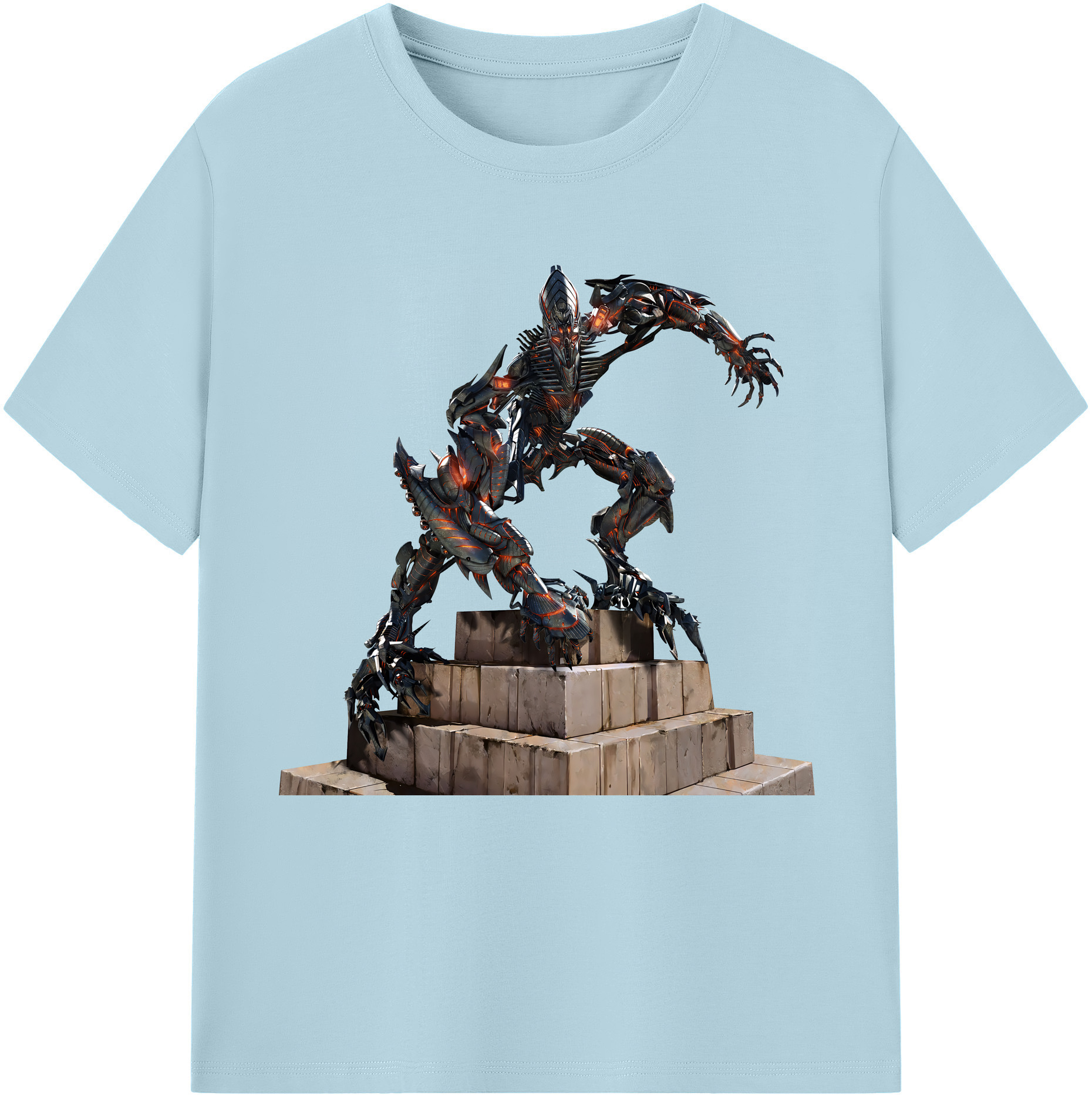 （画像用） Transformers トランスフォーマー 綿100％半袖Tシャツ（フロントプリント）